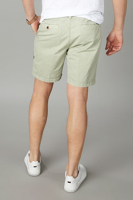 CHINO COTTON SHORTS GREEN 4