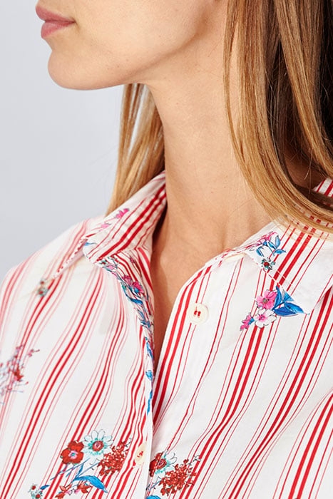 LONG SHIRT DRESS RED 5