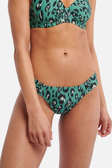 LUXE LEOPARD BUTTERFLY BRIEF WASHED GREEN 1
