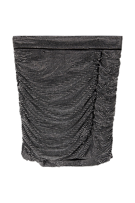 BEL GONNA TULLE FULL STRASS BLACK/CRYSTAL 1