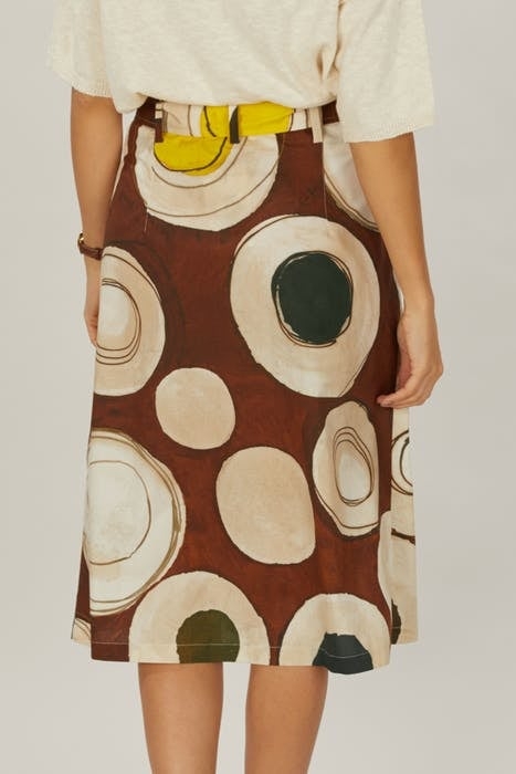 SKIRT APPLIED POCKETS + BELT S00255 2