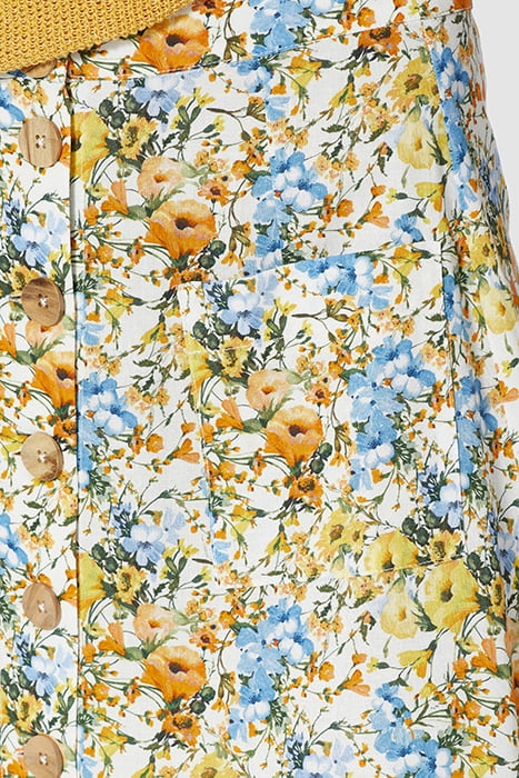 MIDI SKIRT PRINTED WHITE 3