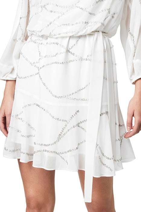 LACI EMBELLISHED DRE CHALK WHITE 5