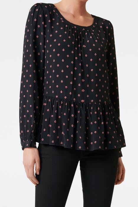 JODY SMOCK BLOUSE MAJORELLE DITSY 3