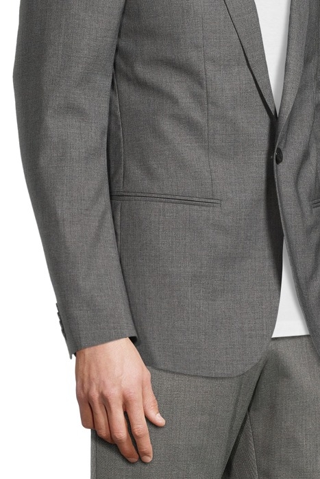 M. CHRISTIAN COOL WOOL JACKET GREY MEL. 4