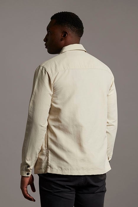 BLACK EAGLE YOKE DETAIL OVERSHIRT BLEACHED SAND 2