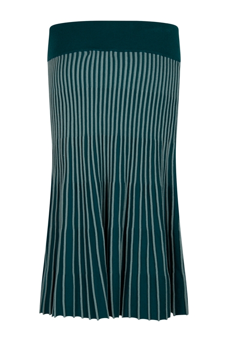 ADELE SWEATER SKIRT ORNATE TEAL AND BLUE 2