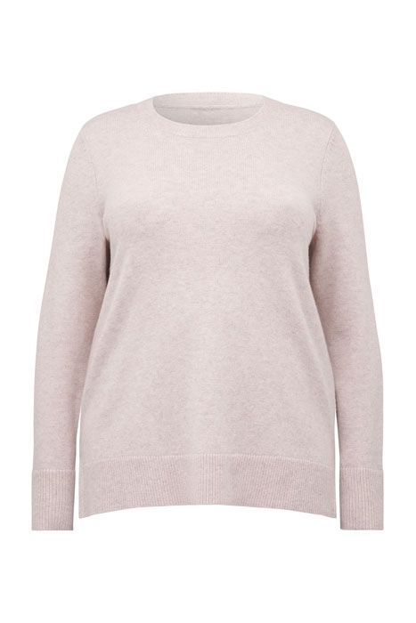IVETTE CREW NECK CURVE JUMPER BLUSH 1