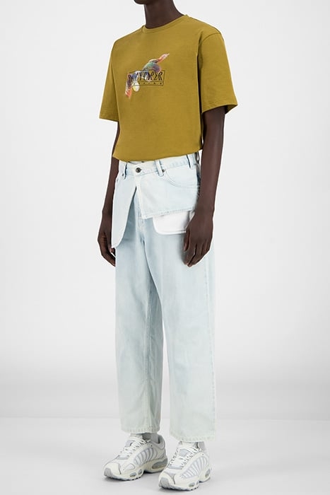 BLEACH DENIM HALART PANTS 3