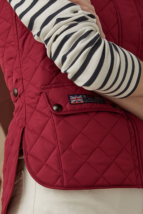 AMERICAS CUP WAISTCOAT DARK RED 3