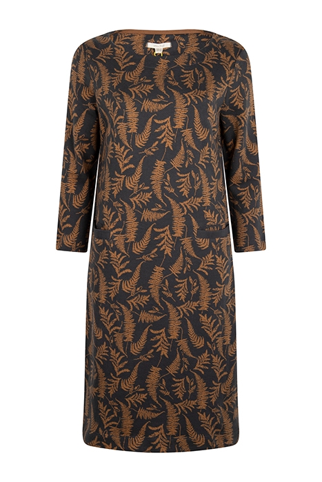 WILLOW FAIRTRADE DRESS GREY MULTI 1