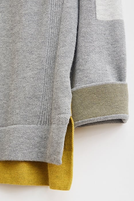 OLIVIA COLOURBLOCK JUMPER GREEN MULTI 5