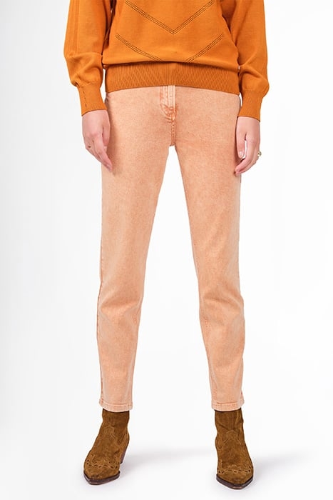 TROUSERS WOVEN LONG 24001730 HONEY GINGER 1