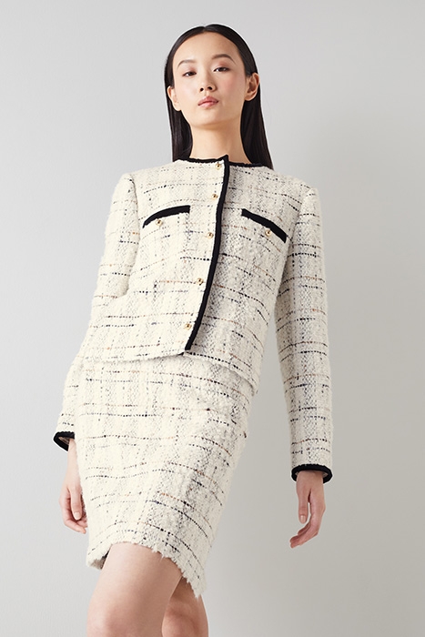 SILVIA MINI SKIRT CREAM 1