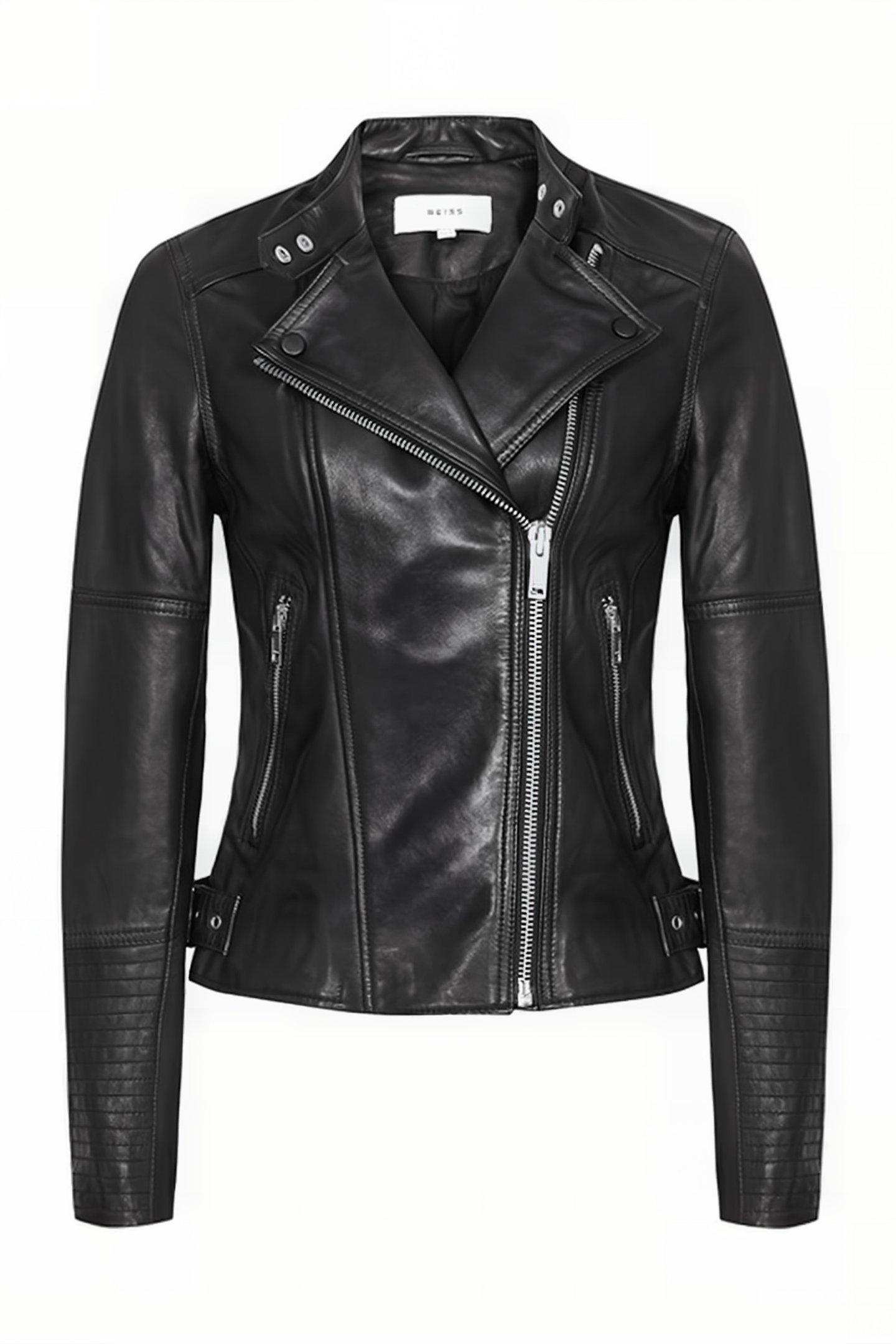 TALLIS LEATHER & BIKER JACKET BLACK 1