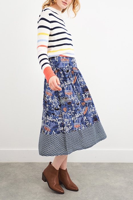 ETA SKIRT NAVY MULTI 3