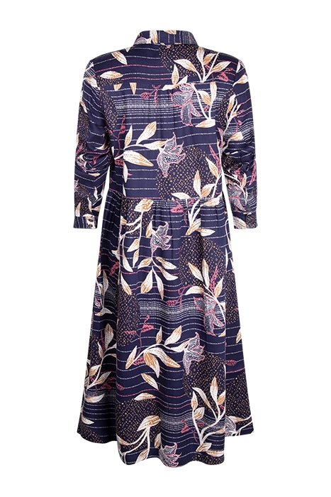 PHOEBE SHIRT DRESS NAVY MULTI 2
