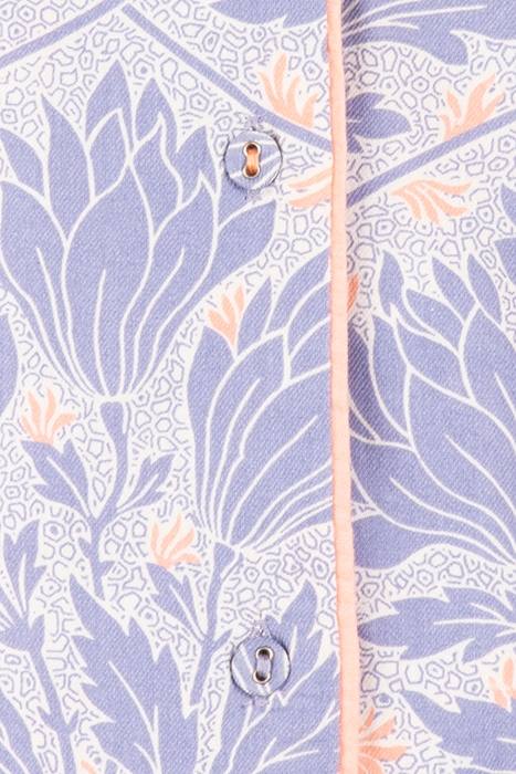 NINA WOVEN PJ SHIRT PURPLE MULTI 3