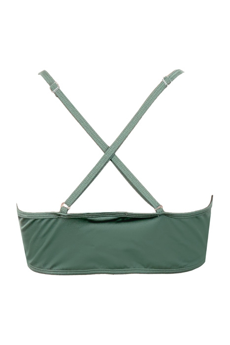 LACE UP BIKINI TOP ARMY 2