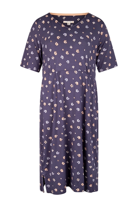 KARA ECO VERO JERSEY DRESS PURPLE MULTI 1