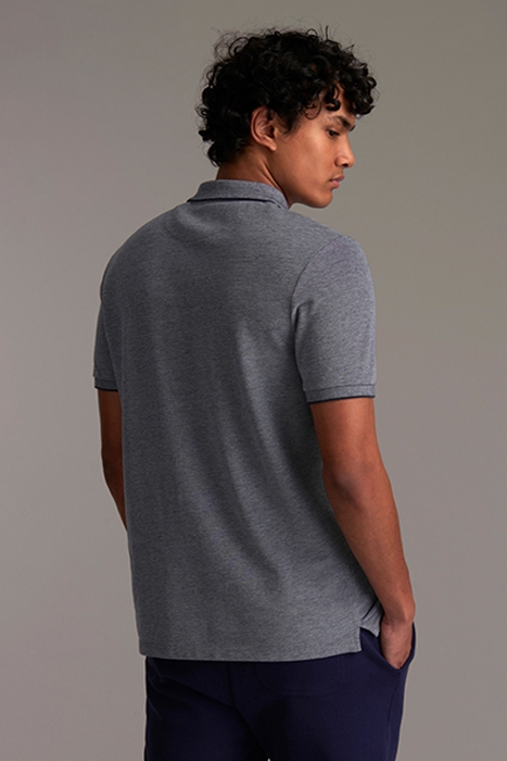 OXFORD POLO SHIRT WHITE/DARK NAVY 2