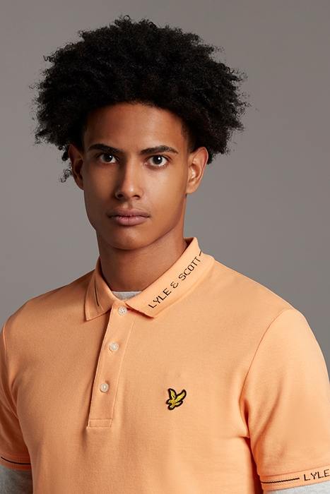 SEASONAL BRANDED COLLAR POLO SHIRT MELON 4