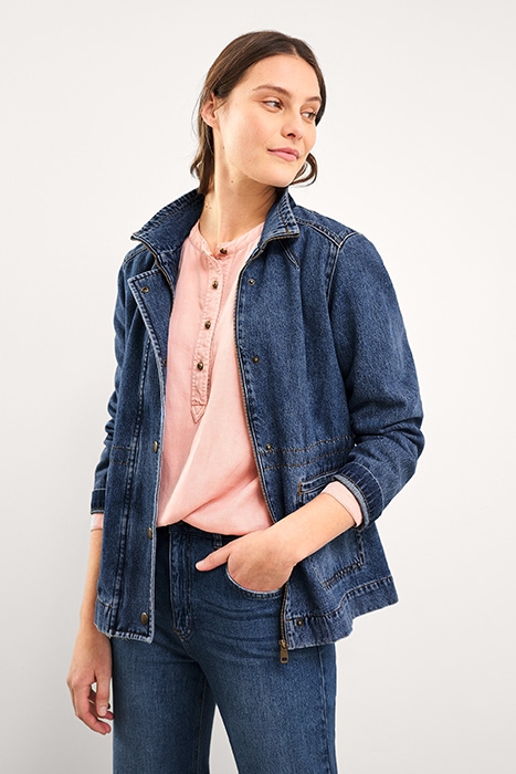 LAYLA DENIM JACKET MID DENIM 2