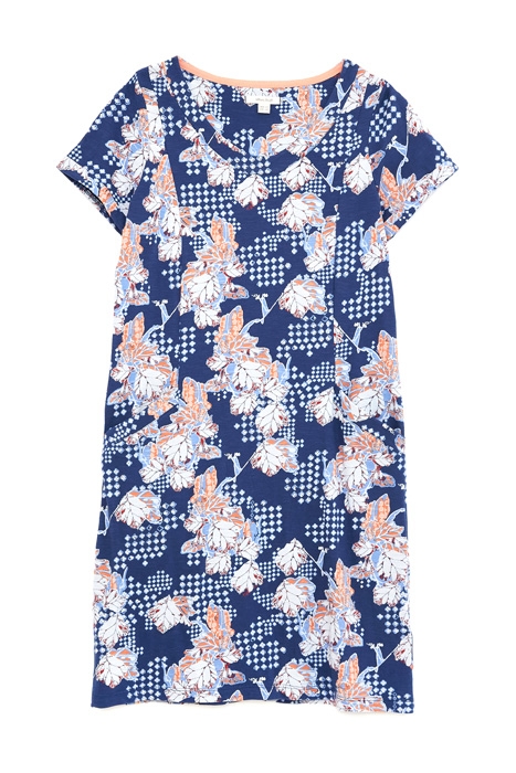 SELINA FAIRTRADE DRESS BLUE MULTI 1