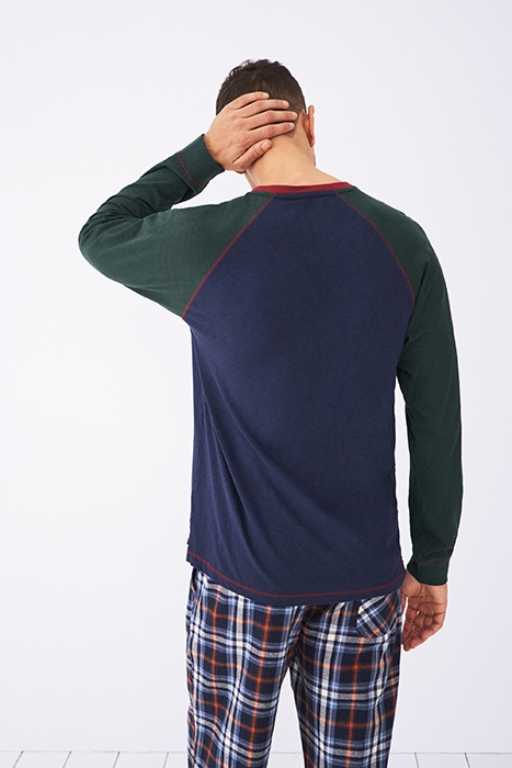 ROBBIE RAGLAN TEE NAVY MULTI 2