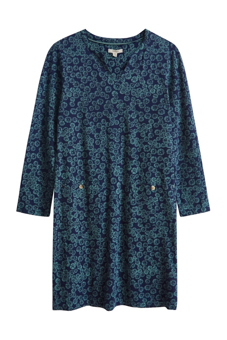 BEA FAIRTRADE DRE NAVY PRINT 1