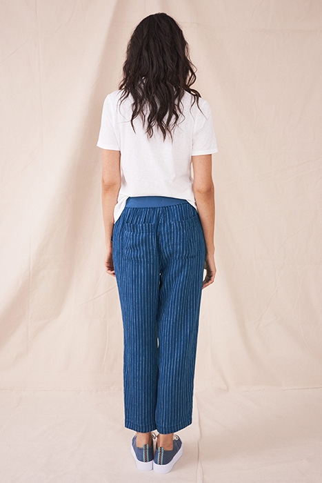 EFFIE LINEN TROUSER BLUE 3