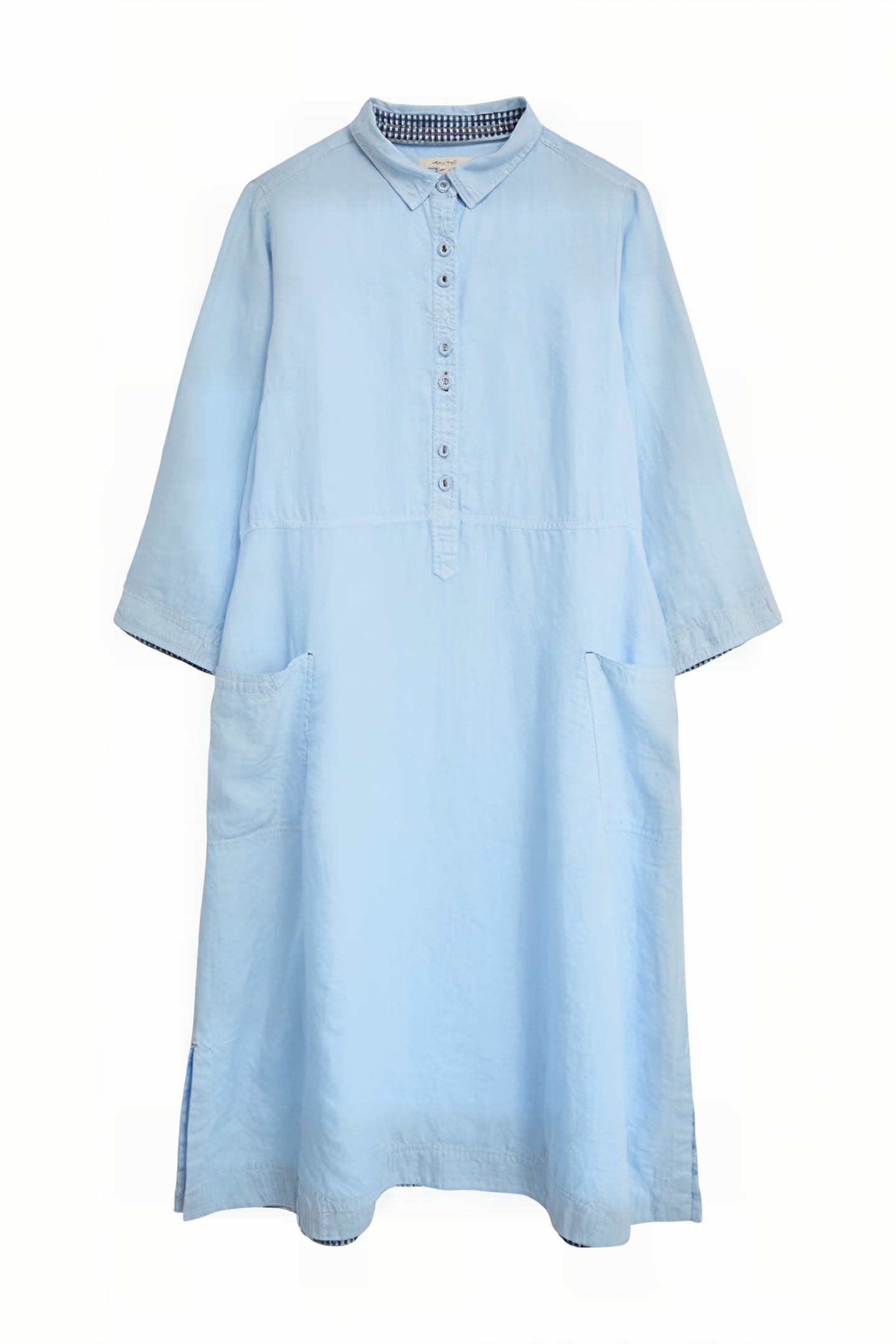 ROSIE LINEN SHIRT DRE  BLUE 1