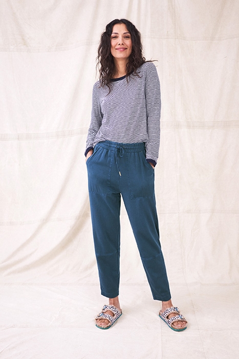 AVA JERSEY JOGGER MID BLUE 2