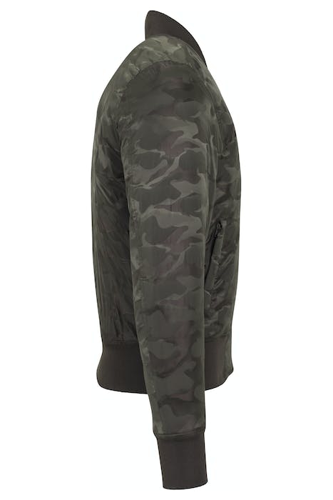 TONAL CAMO BOMBER JACKET DARK OLIVE 5