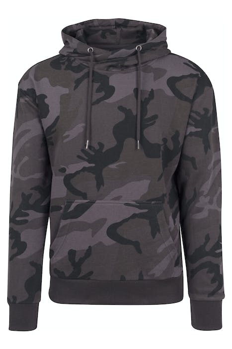 HIGH NECK CAMO HOODY DARK CAMO 1