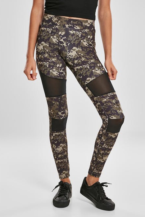 LADIES CAMO TECH MESH LEGGINGS WOOD DIGITAL CAMO 2
