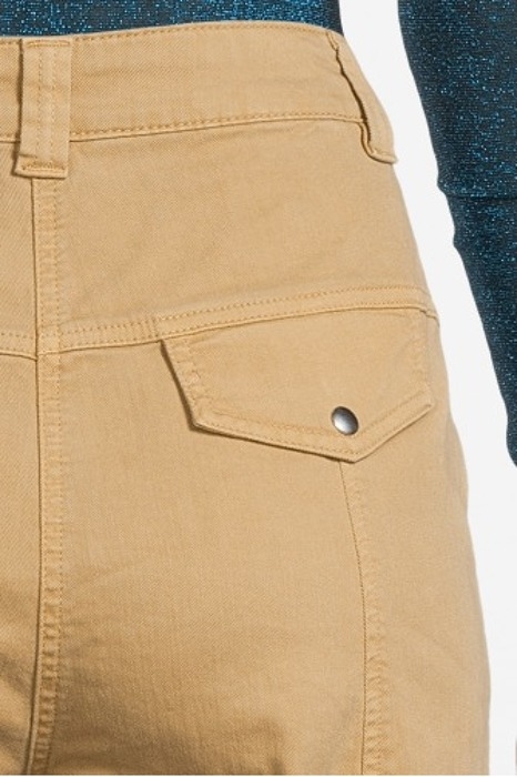 ACCAMPARE PANTALONE GABARDINA CORIANDER BEIGE 4