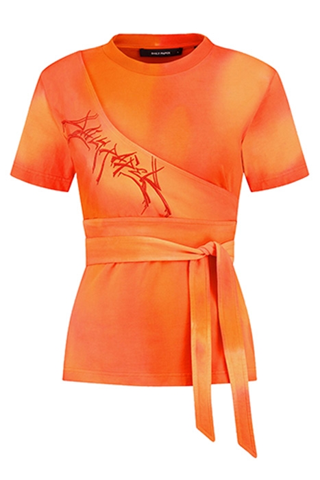 WASHED ORANGE LEXANNE T-SHIRT 2