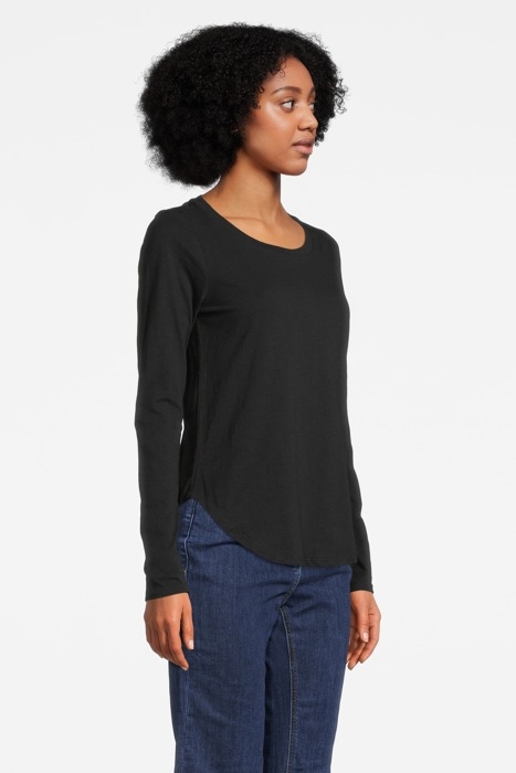 T-SHIRT JERSEY LONG SLEEVES 81101358 BLACK 3