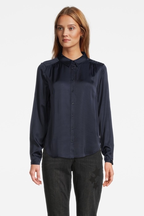 BLOUSE WOVEN LONG SLEEVES 82001234 FOREST NIGHT 1