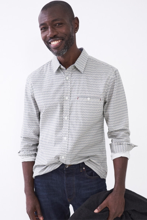 STEADMAN PRINT SHIRT WHITE MULTI 2