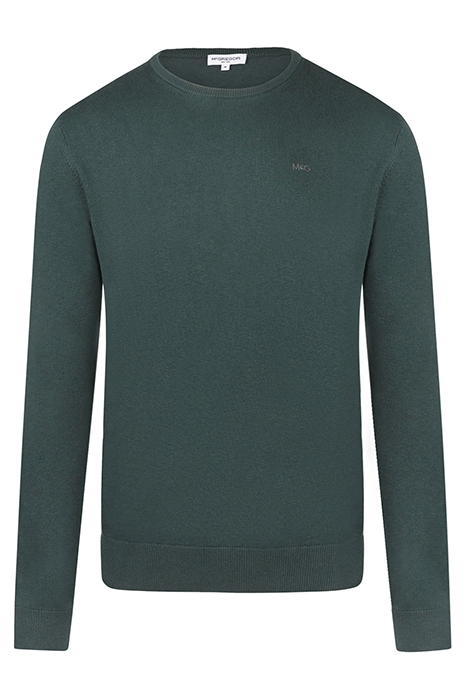 C-NECK COTTON/NYLON/MERINO SEA MOSS 1