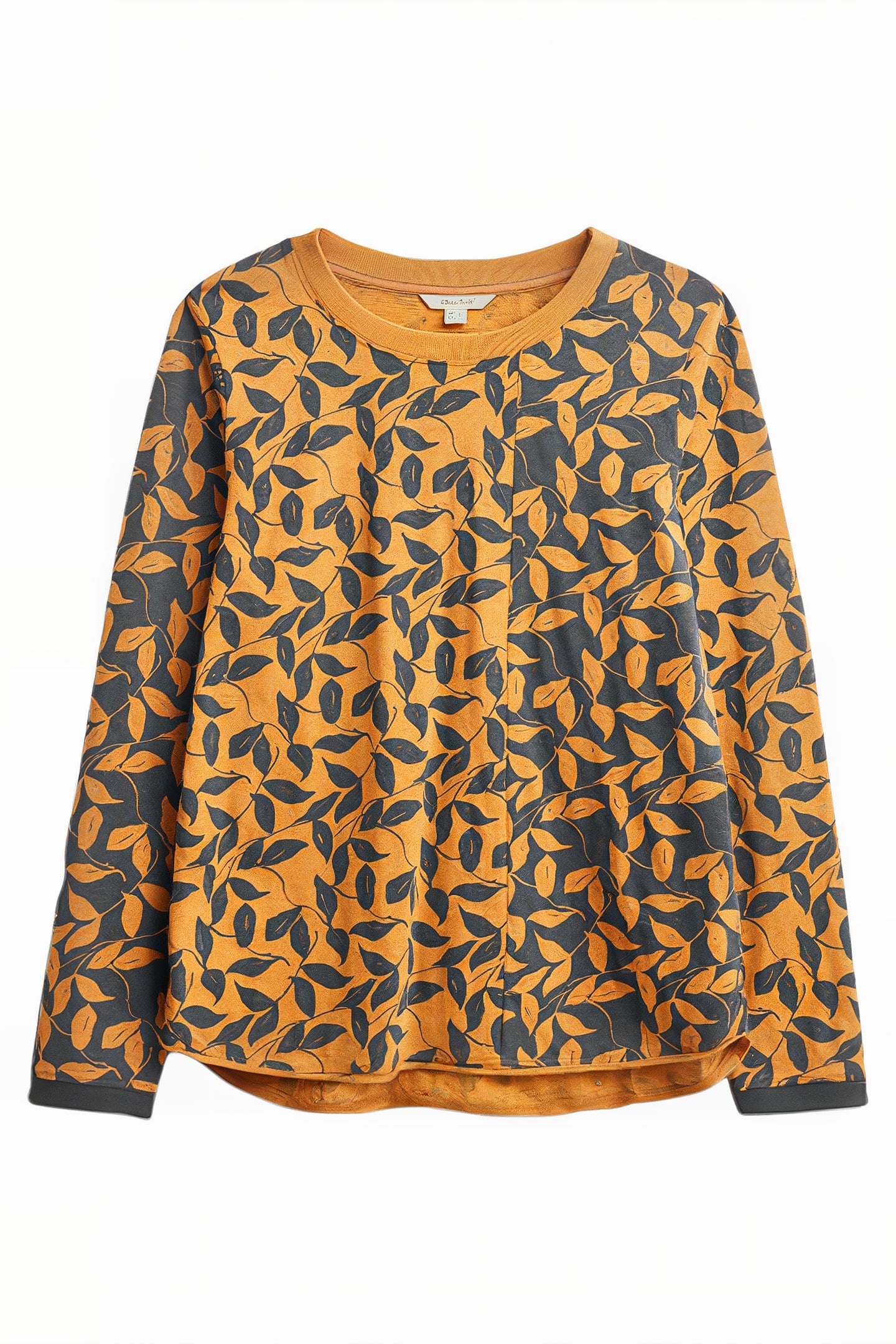 CASSIE CREW TEE YELLOW MULTI 1