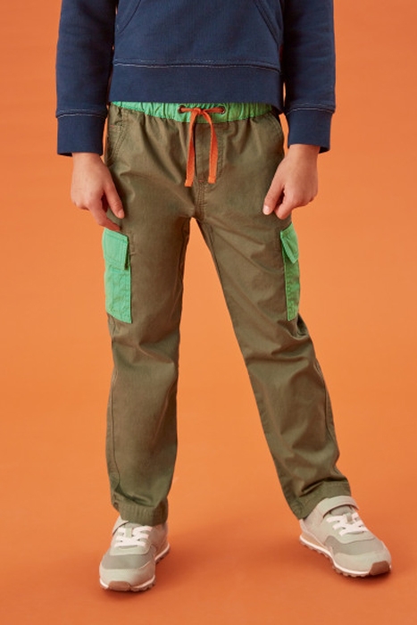 CALEB CARGO TROUSER DUS GREEN 2
