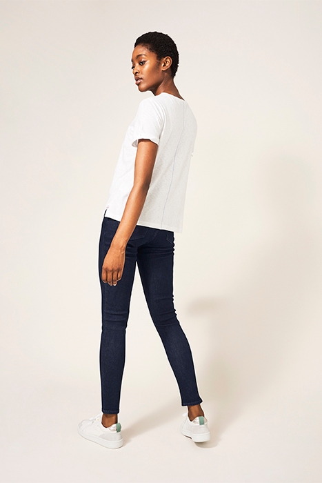 AMELIA SKINNY JEANS DARK DENIM 3