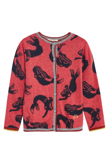 MERMAID CARDIGAN MID PINK 1