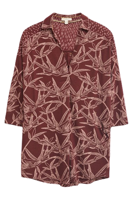 KARINA JERSEY TUNIC PLUM MLT 1