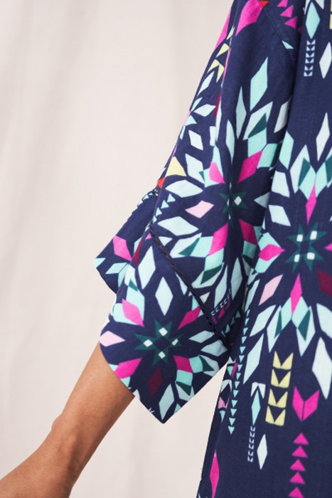 KAYLEE KIMONO NAVY 2