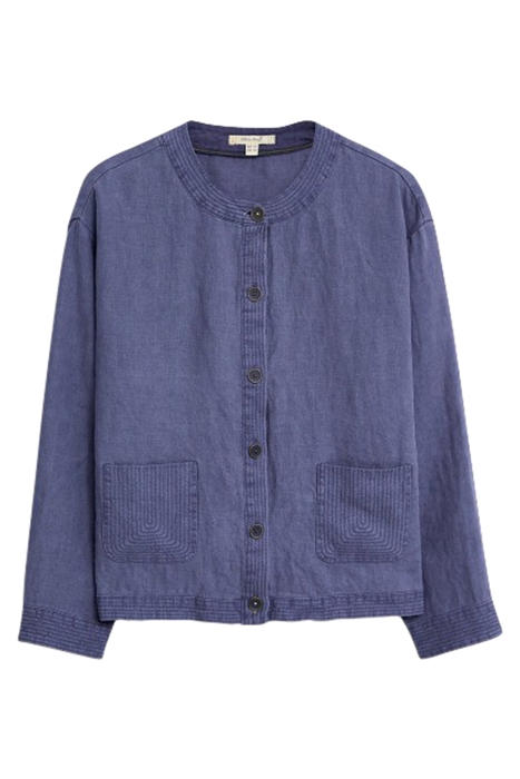 GRACE LINEN JACKET  BLUE 1