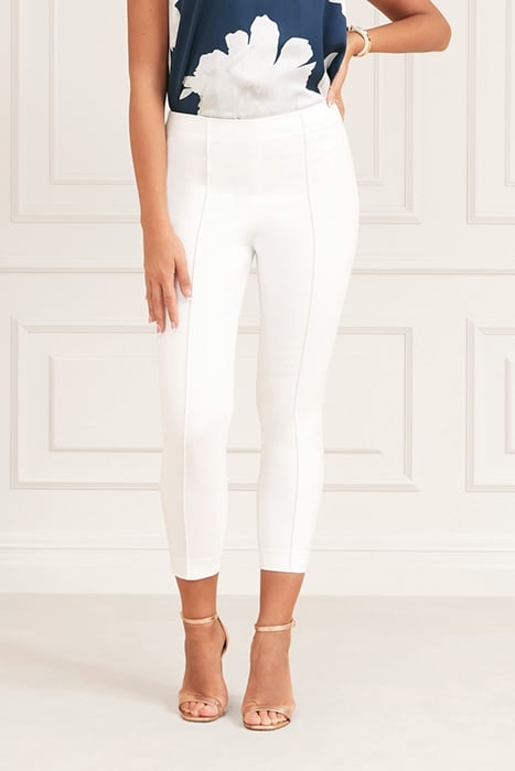 NEW ELLE HIGH WAIST TRUE WHITE SKINNY PANT 1